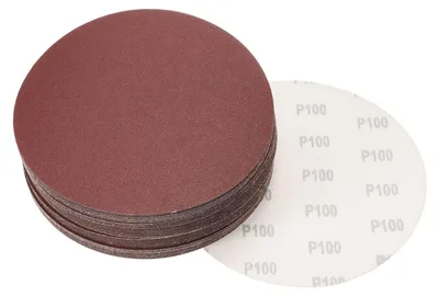 Obrázok produktu pre Brúsne kotúče, priemer 20 cm, zrniteľnosť 100, 45 kusov, vhodné na drevo a kov