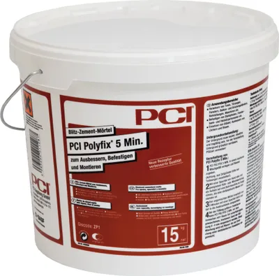 Produktbild von PCI Polyfix 5 Min. Blitz-Zement-Mörtel 5kg