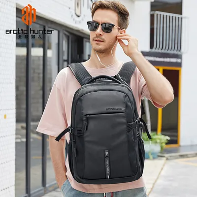 Produktbild von Arctic Hunter Business Rucksack 15,6 Zoll Laptop – USB-Anschluss, Gepolstert, Wasserabweisend