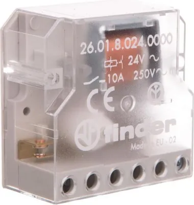 Produktbild von Bistabiles Einbaurelais, 1 Kanal, 1 Schließer, 10A, 250V, 24VAC 26.01.8.024.0000