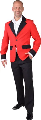 Produktbild von M218293-7-XL rot Herren Sakko-Jackett Discojackett Gr.XL