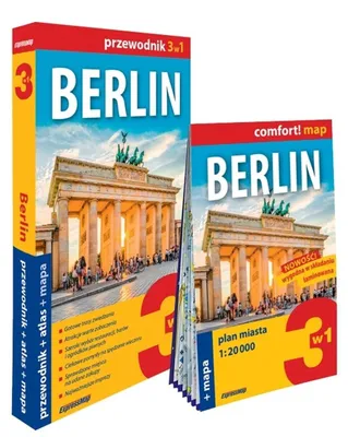 Zdjęcie produktu dla Berlin 3w1 przewodnik + atlas + mapa