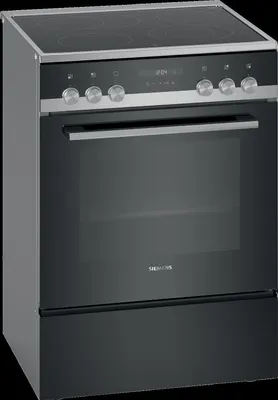 Obrázek produktu pro Elektrický volně stojící sporák Siemens černý HK9S5A240