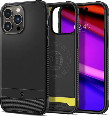 Produktbild von Spigen ACS04956, Cover, Apple, iPhone 14 Pro, 15,5 cm (6.1"), Schwarz
