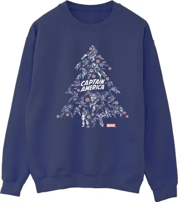 Produktbild von Marvel - Sweatshirt für Damen BI26096 (4XL) (Marineblau)