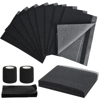Tattoo-Accessoire-Set 227-teilig: 200 Hüllen, 25 Unterlagen, 2 Griptapes