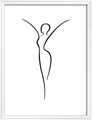 Produktbild von Walther Holzrahmen Silhouette 30x40 cm weiß