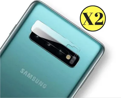 Produktbild von Kameraschutz für Samsung Galaxy S10 [2 Stück] Kamera Schutzfolie Durchsichtiges gehärtetes Glas Folie Rückseite Linse Kratzschutzfolie Linsenschutz Phonillico®