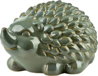 Image de Figurine décorative en forme de hérisson, en céramique MAVE Mave Green, 23 x 16 x 14 cm, verte, 1 pièce