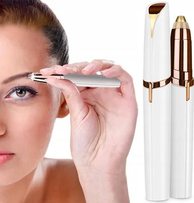 Zdjęcie produktu dla Trymer Do Brwii Na Baterie S02 Biały