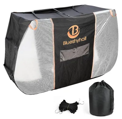 Image de Housse de vélo imperméable pour 2 vélos - Tissu Oxford 600D - Vision transparente