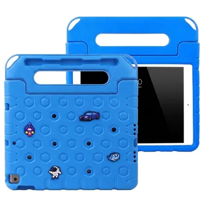 Produktbild von imoshion Kindersichere Schutzhülle mit abnehmbaren Ansteckern iPad 9 (2021) 10.2 Zoll / iPad 8 (2020) 10.2 Zoll / iPad 7 (2019) 10.2 Zoll - Blau