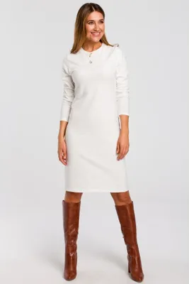 Produktbild von Stylove Minikleid für Frauen Estrilon S178 natur XL