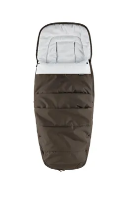 Productafbeelding van Easywalker voetenzak, kastanjebruin – warme, gevoerde voetenzak voor kinderwagens, met rits en drukknopen, compatibel met Easywalker kinderwagens