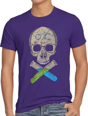 Produktbild von style3 Walter Totenkopf T-Shirt Herren