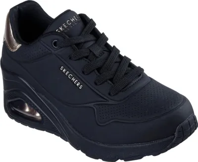 Produktbild von Skechers Uno Wedge -Hi Steps  Sneakers Laag - Zwart - Maat 39