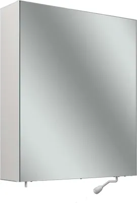 Image de Schneider CARE armoire de toilette, 595x680mm, charnières à droite, sans éclairage, 2 prises à gauche en bas à lextérieur, 193.662.02.02