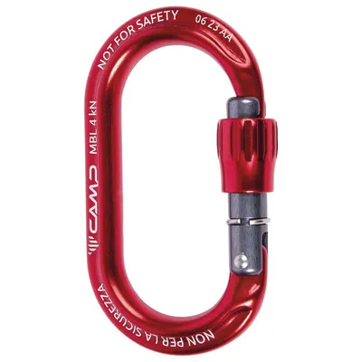 Produktbild von CAMP EKTO LOCK Schraubkarabiner, rot, 32,2 x 57,5 mm, nicht sicherheitsrelevant