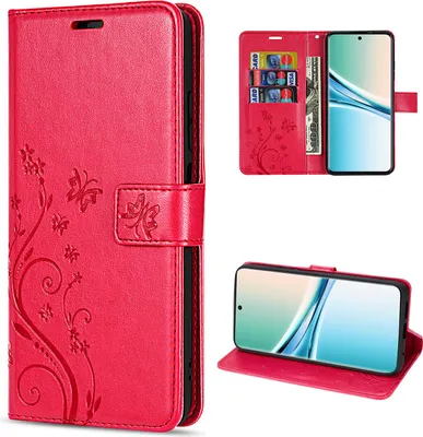Produktbild von Hülle für Xiaomi Redmi Note 15 4G / 5G Handyhülle Wallet Case Klapphülle in Rot