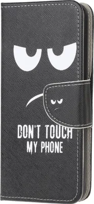 Produktbild von Huawei P Smart (2020) Hülle - Coverup Klapphülle - Don't Touch