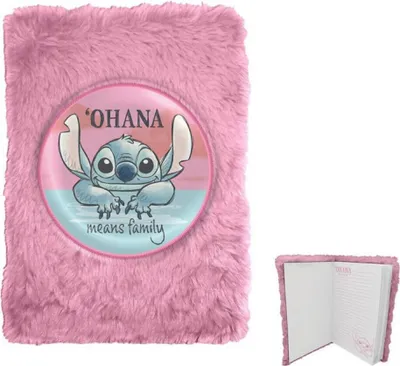Produktbild von Kids Euroswan Stitch Notizblock mit Plüschhülle ST00034 84433