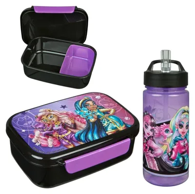 Produktbild von Monster High Lunchbox-Set; Lunchbox und Trinkflasche
