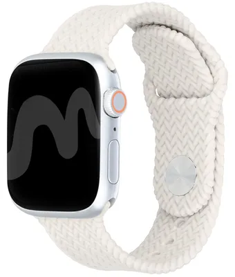Productafbeelding van imoshion Siliconen geweven bandje voor de Apple Watch | 38/40/41/42 mm - Sterrenlicht