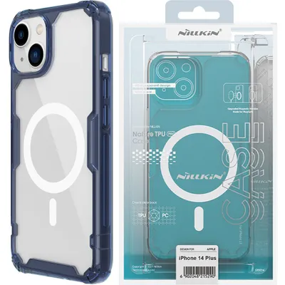 Produktbild von Nillkin Natur Pro Magnetischen Fall Iphone 14 Plus Magnetischen Fall Magsafe Blau