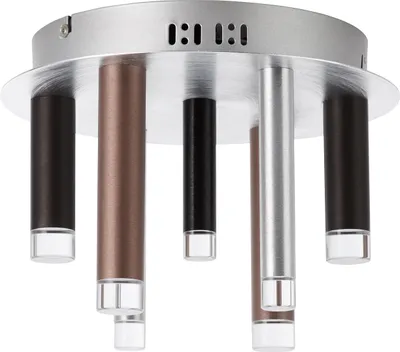 Produktbild von BRILLIANT Deckenleuchte, 7-flammig Cembalo braun IP20  30 Watt dimmbar LED integriert