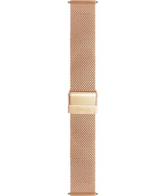 Produktbild von Withings Mesh-Looparmband, 18mm, Steel u. Scanwatch, Rose Gold