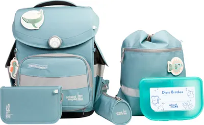 Produktbild von School Mood Timeless Pro Dolphin (Ocean Collection), 6-tlg. Schulranzenset