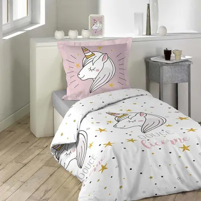 Produktbild von Bettdeckenbezug Sleepy Unicorn 140 cm x 200 cm