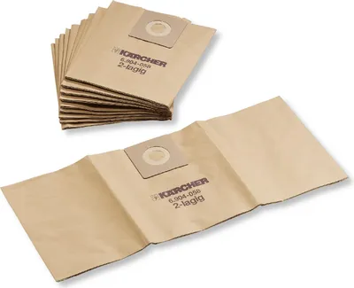 Produktbild von 5 Original Kärcher Papier-Staubsaugerbeutel für NT 35/1 Tact Filtertüten