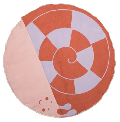 Produktbild von David Fussenegger Krabbeldecke Juwel 'Schnecke' ∅ 120 cm Terracotta