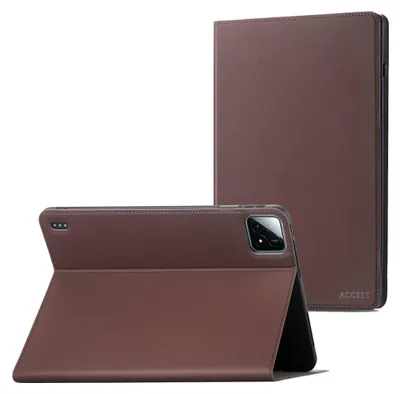Produktbild von Accezz Classic Klapphülle Xiaomi Pad 6S Pro 12.4 - Braun