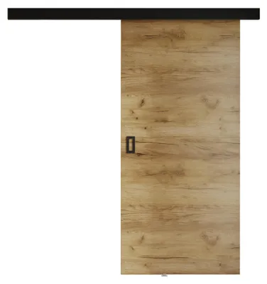 Produktbild von MIRJAN24 Schwebetür Werdi, Stilvoll Zimmertür, Wohnzimmer, Praktisch (Größe: 80 cm, Farbe: Craft Gold)