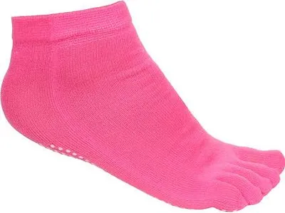 Obrázok produktu pre Ponožky na jogu Grippy S1, prstová farba, ružová