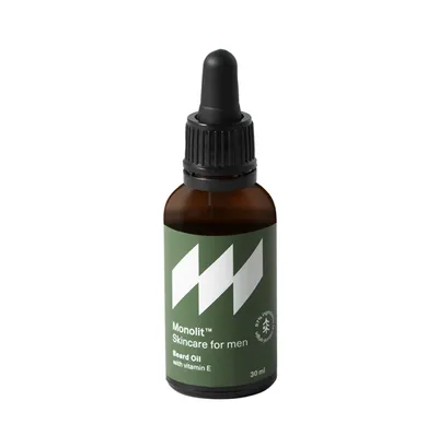 Image de Monolit Skincare For Men Huile pour barbe à la vitamine E, 30 ml