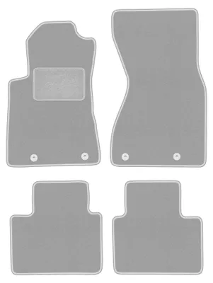Imagen del producto de Alfombrillas de moqueta para Audi A8 D2 1994-2002 (sedán) – juego de 4 piezas, grises, a medida – Wielganizator OSLO
