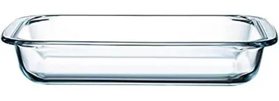 Produktbild von Famanu Auflaufform aus Glas - 3,5 L - Rechteckige Backform für Lasagne, Braten