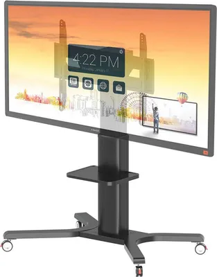 Produktbild von Peerless PR598-M, 130 kg, 127 cm (50"), 2,49 m (98"), 800 x 600 mm, Höhenverstellung, Schwarz