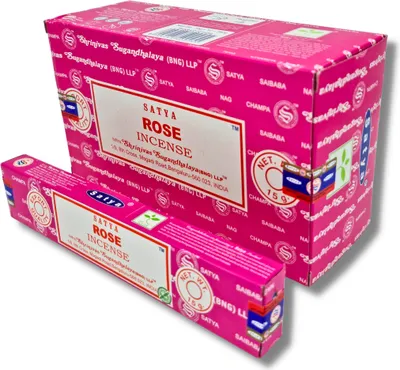 Produktbild von Satya Räucherstäbchen x LAVISA, Meditation, Aromatherapie, Räuchern, Weihrauch, Duft (Rose)