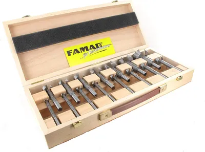 Image de Famag SUPER-Forstnerbohrersatz Classic WS 15-teilig im Holzkasten 1630515
