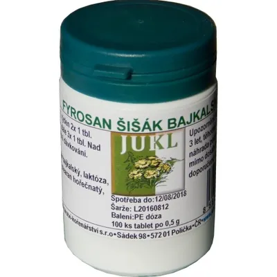 Obrázek produktu pro Jukl FYROSAN ŠIŠÁK BAJKALSKÝ - 100 tabl.