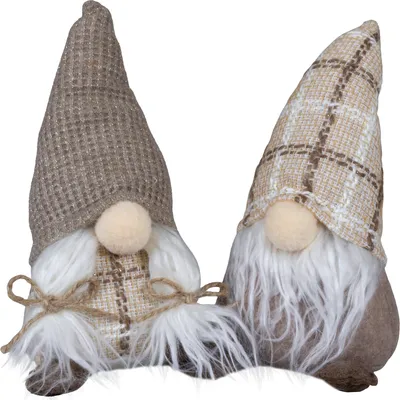 Produktbild von Wichtel 13cm (20cm)2er Set Dekofigur Weihnachten