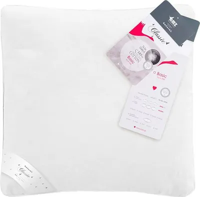 Image de Oreiller en duvet d'oie 70% 40x40 Basic Blanc AMZ