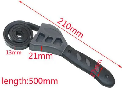 Zdjęcie produktu dla 50cm Wielofunkcyjny klucz do gumowych pasków Regulowany otwieracz do butelek Automatyczny filtr oleju Narzędzie ręczne do naprawy samochodów