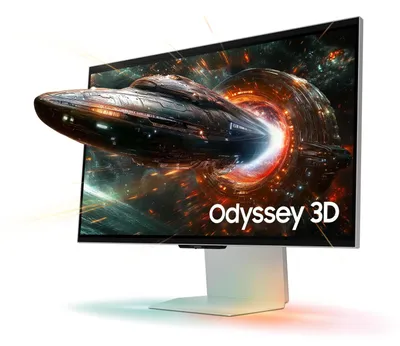 Produktbild von Samsung G90XF Computerbildschirm 68,6 cm (27") 3840 x 2160 Pixel 4K Ultra HD LCD Silber