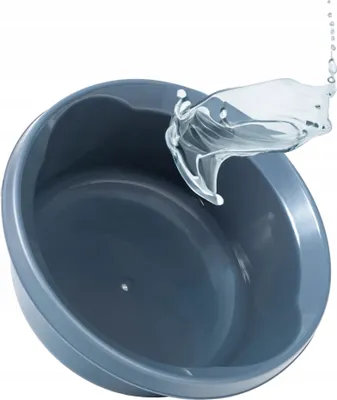 Produktbild von KADAX Matte Plastikwaschschüssel, Kunststoffschüssel, Runde Spülschüssel (Dunkelgrau, 20L)