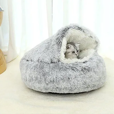 Produktbild von Famanu Hundebett Hochwertiges Katzenbett für Haustiere - Doppelseitig Erhältlich